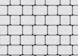 Плиты бетонные тротуарные Выбор КЛАССИКО - А.1.КО.4 Стоунмикс белый