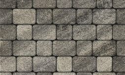 Плиты бетонные тротуарные Выбор КЛАССИКО - А.1.КО.4 Листопад гр антрацит