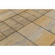Тротуарная плитка Brаer Мозаика Color Mix Песчаник 11,52м2/пал 1,635т/пал