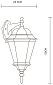 Уличный настенный светильник Arte Lamp Genova A1204AL-1BN - 4