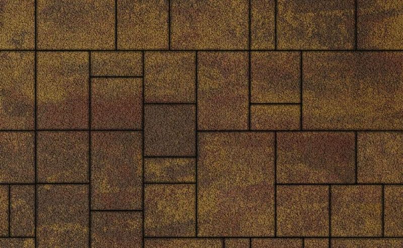 Плиты бетонные тротуарные Выбор МЮНХЕН - Б.2.Фсм.6 Листопад гр осень