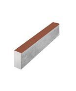 Камни бетонные бортовые Выбор БР 100.20.8 поребрик неполный Стандарт красный