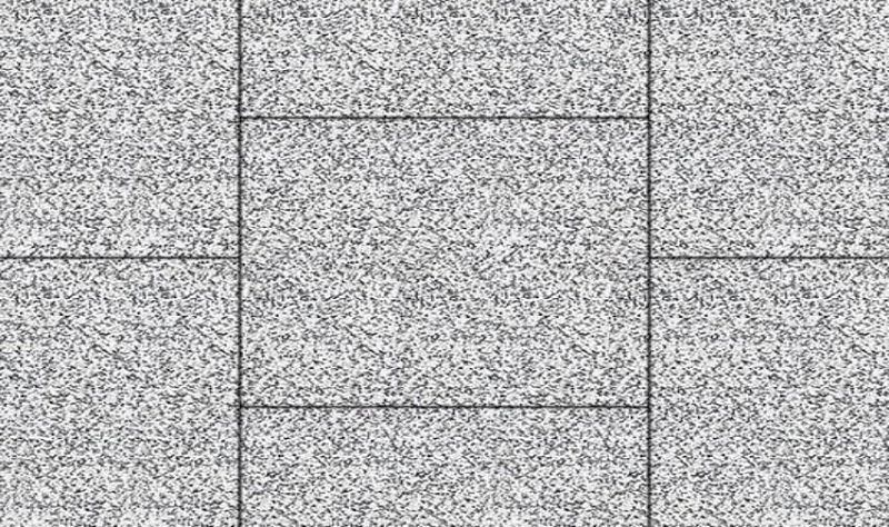 Плиты бетонные тротуарные Выбор КВАДРАТ - Б.5.К.6 Стоунмикс белый с черным