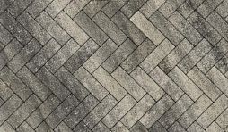 Плиты бетонные тротуарные Выбор ПАРКЕТ - Б.4.П.6 Листопад гл антрацит