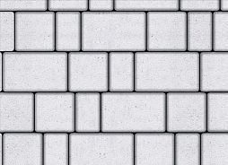 Плиты бетонные тротуарные Выбор СТАРЫЙ ГОРОД - Б.1.Фсм.8 Стоунмикс белый