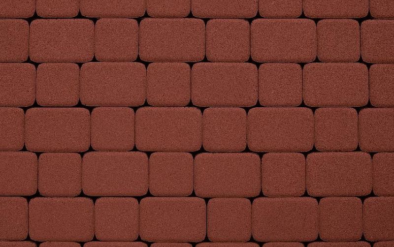 Плиты бетонные тротуарные Выбор КЛАССИКО - Б.1.КО.6М Стандарт красный