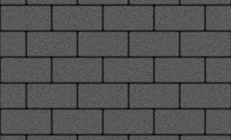 Плиты бетонные тротуарные Выбор ПРЯМОУГОЛЬНИК - А.2.П.4 Стандарт серый