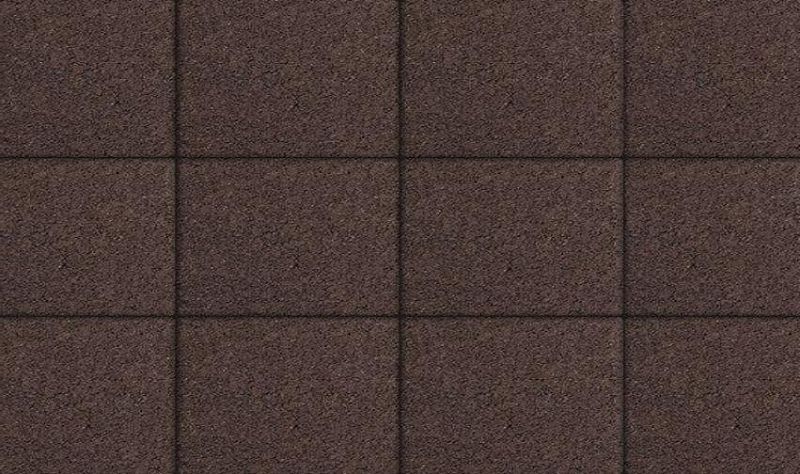 Плиты бетонные тротуарные Выбор КВАДРАТ - Б.1.К.6 Стандарт коричневый