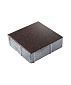 Плиты бетонные тротуарные Выбор КВАДРАТ - Б.1.К.6 Стандарт коричневый - 1