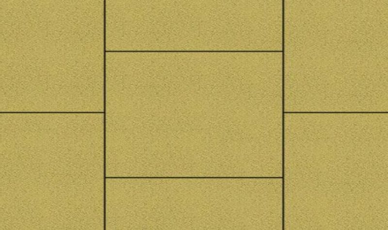Плиты бетонные тротуарные Выбор КВАДРАТ - Б.5.К.6 Стандарт желтый