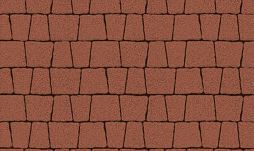 Плиты бетонные тротуарные Выбор АНТИК - Б.2.А.6 Стандарт красный
