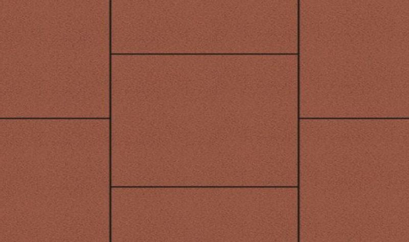Плиты бетонные тротуарные Выбор КВАДРАТ - Б.5.К.6 Стандарт красный