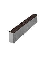 Камни бетонные бортовые Выбор БР 100.20.8 поребрик неполный Гранит коричневый