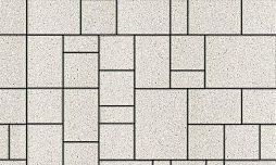 Плиты бетонные тротуарные Выбор МЮНХЕН - Б.2.Фсм.6 Стандарт белый