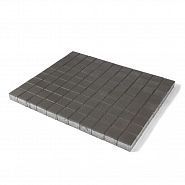 Тротуарная плитка Braer Лувр серый 200х200х60 14,4м2/пал 1,96т/пал