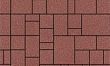 Плиты бетонные тротуарные Выбор МЮНХЕН - Б.2.Фсм.6 Стандарт красный