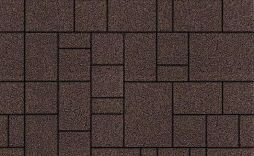 Плиты бетонные тротуарные Выбор МЮНХЕН - Б.2.Фсм.6 Стандарт коричневый