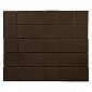 Тротуарная плитка Braer Лувр коричневый 200х200х60 14,4м2/пал 1,96т/пал - 1
