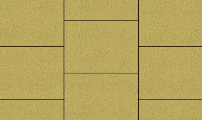 Плиты бетонные тротуарные Выбор КВАДРАТ - Б.6.К.6 Стандарт желтый