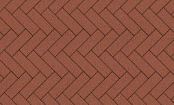 Плиты бетонные тротуарные Выбор ПАРКЕТ - Б.4.П.6 Стандарт красный