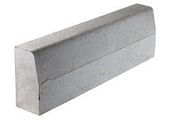 Камни бетонные бортовые Выбор БР 100.30.15 дорожный неполный Стандарт серый
