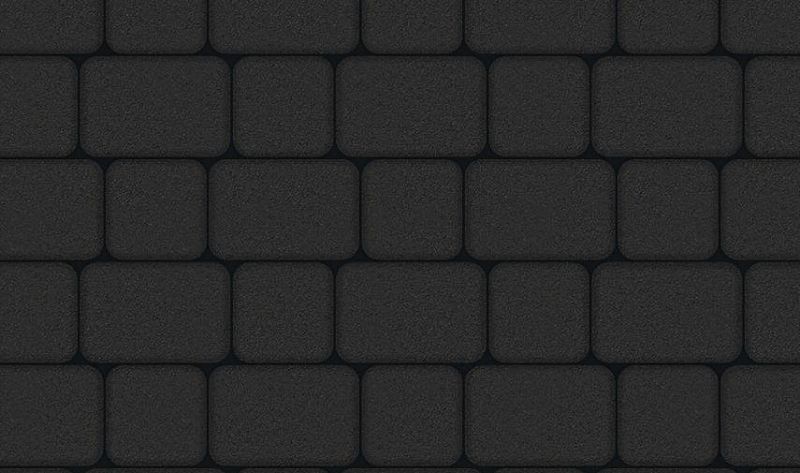 Плиты бетонные тротуарные Выбор КЛАССИКО - А.1.КО.4 Стандарт черный