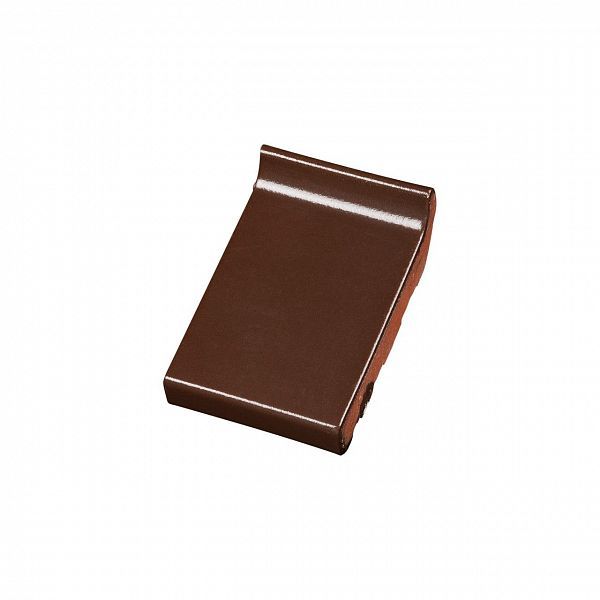 Отлив клинкерный Wienerberger 105x160x30 dark brown glazed