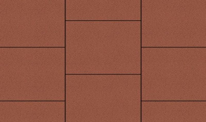 Плиты бетонные тротуарные Выбор КВАДРАТ - Б.6.К.6 Стандарт красный