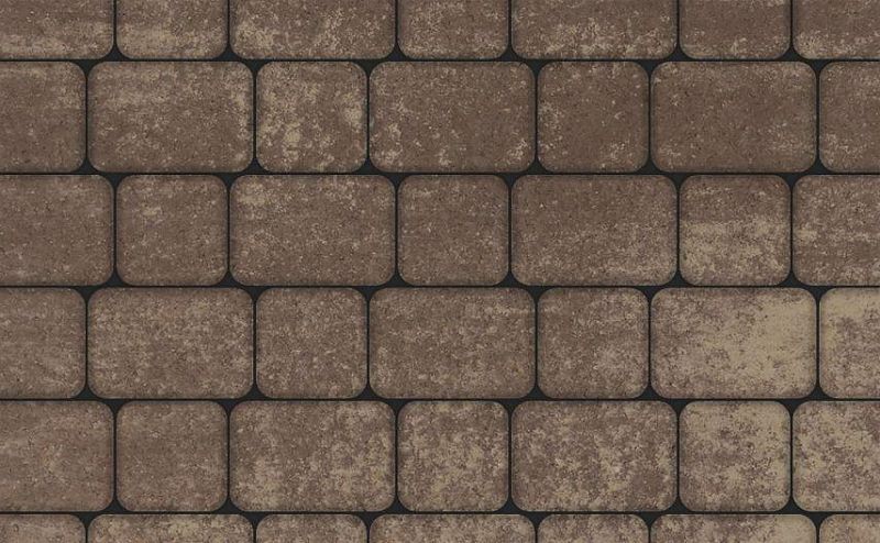 Плиты бетонные тротуарные Выбор КЛАССИКО - А.1.КО.4 Листопад гл хаски