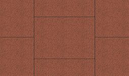 Плиты бетонные тротуарные Выбор КВАДРАТ - Б.5.К.6 Гранит красный