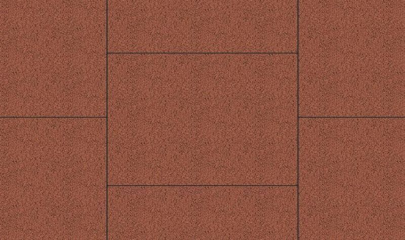 Плиты бетонные тротуарные Выбор КВАДРАТ - Б.5.К.6 Гранит красный