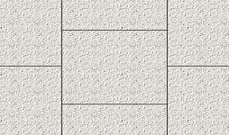 Плиты бетонные тротуарные Выбор КВАДРАТ - Б.5.К.6 Стоунмикс белый