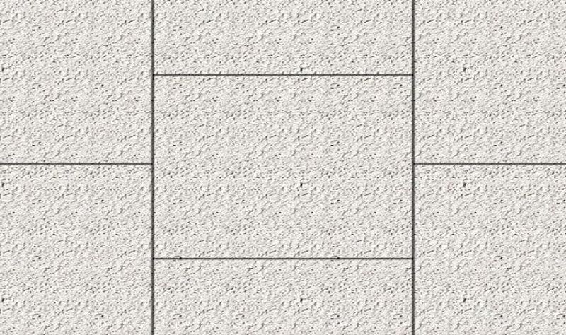 Плиты бетонные тротуарные Выбор КВАДРАТ - Б.5.К.6 Стоунмикс белый