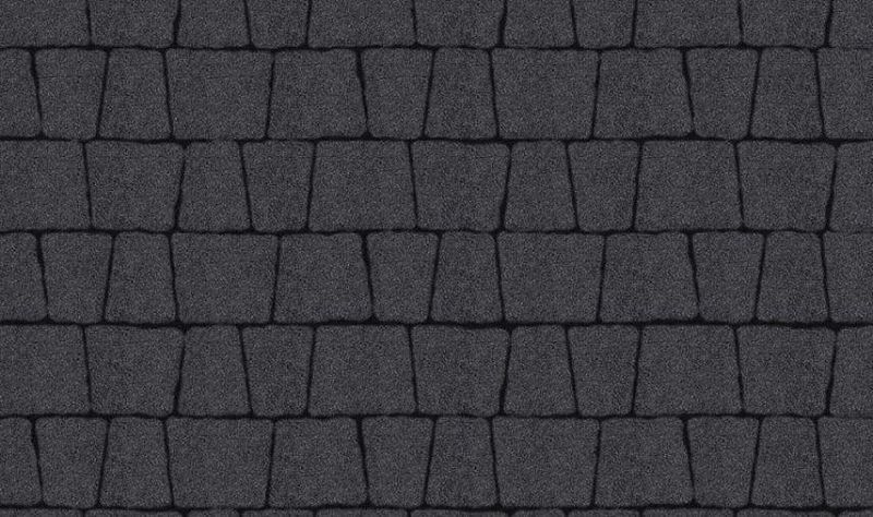 Плиты бетонные тротуарные Выбор АНТИК - Б.2.А.6 Стоунмикс черный