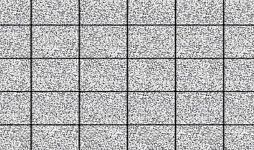 Плиты бетонные тротуарные Выбор КВАДРАТ - Б.2.К.6 Стоунмикс белый с черным