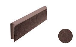 Камни бетонные бортовые Выбор БРШ 50.20.8М шарнирный полный Стандарт коричневый