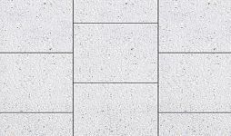 Плиты бетонные тротуарные Выбор КВАДРАТ - Б.6.К.6 Стоунмикс белый