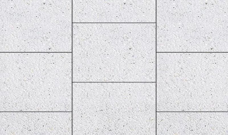 Плиты бетонные тротуарные Выбор КВАДРАТ - Б.6.К.6 Стоунмикс белый